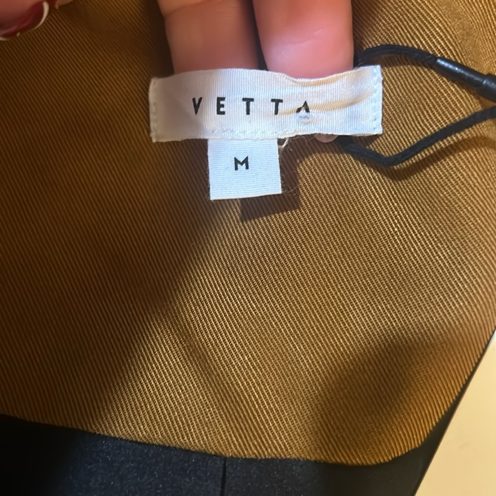 VETTA Camel Brown Trench Coat - Picture 5 of 16